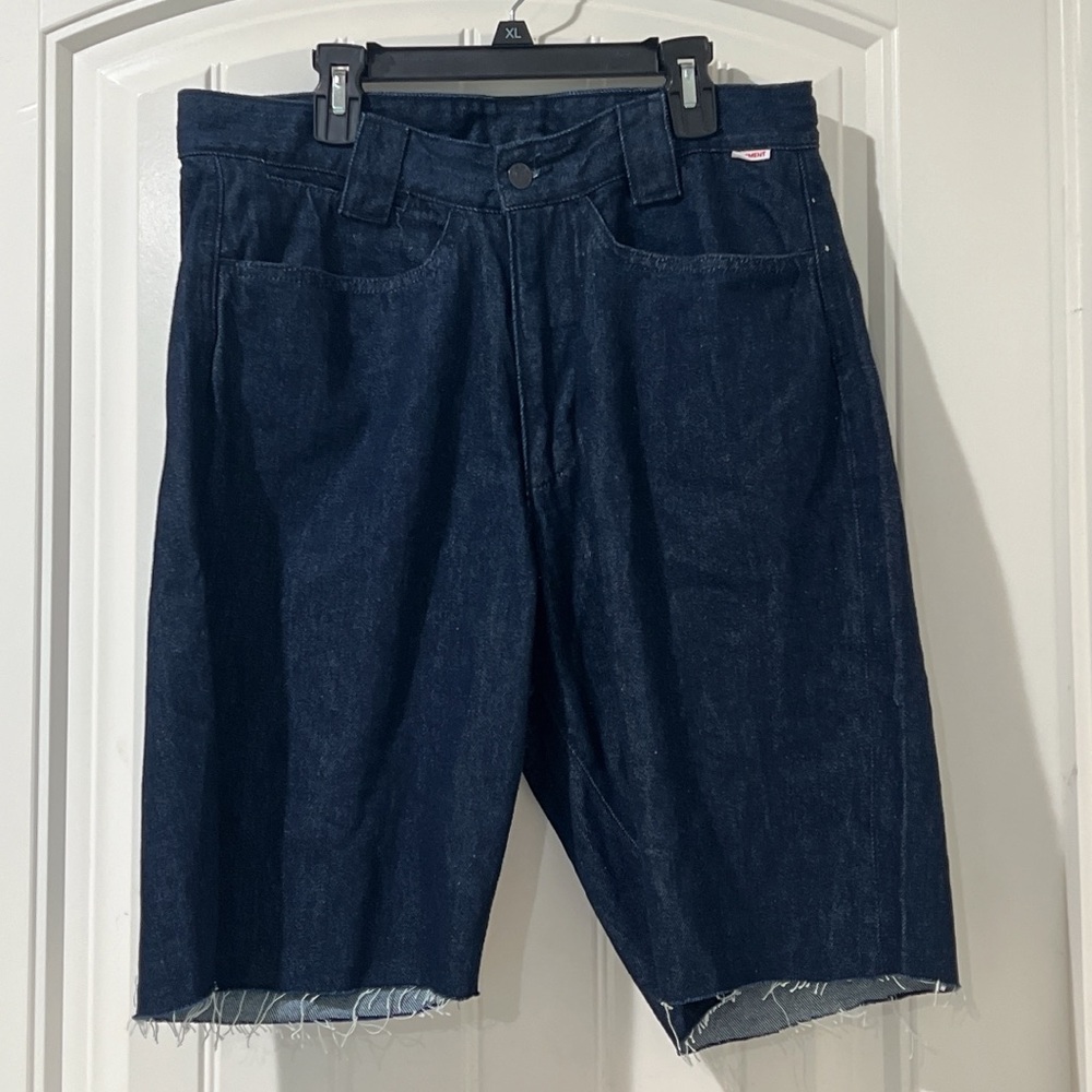 Element x Burleys 2.0 Raw Hem denim shorts size 32